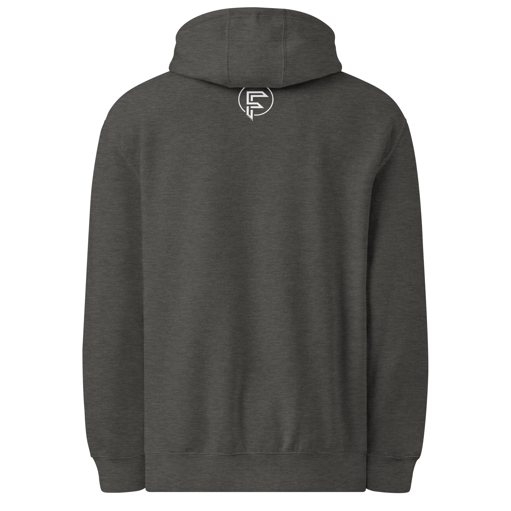 The Essential Hoodie - Dark Grey Back